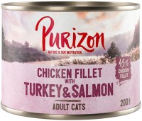Фото - Корм для кошек Purizon Adult Canned Chicken Fillet with Turkey/Salmon 200 g  24 pcs