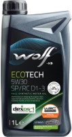 Фото - Моторное масло WOLF Ecotech 5W-30 SP/RC D1-3 1 л