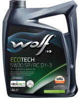 Моторное масло WOLF Ecotech 5W-30 SP/RC D1-3 4 л