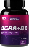 Фото - Аминокислоты 10X Nutrition BCAA + B6 100 tab 