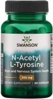 Фото - Аминокислоты Swanson N-Acetyl L-Tyrosine 350 mg 60 cap 