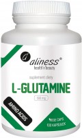 Фото - Аминокислоты Aliness L-Glutamine 500 mg 100 cap 