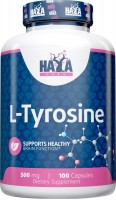 Фото - Аминокислоты Haya Labs L-Tyrosine 500 mg 100 cap 