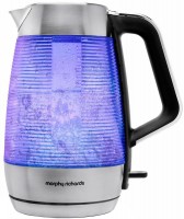 Фото - Электрочайник Morphy Richards Vetro Illuminating 108010 3000 Вт 1.5 л  нержавейка