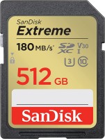 Карта памяти SanDisk Extreme SD Class 10 UHS-I U3 V30 512 ГБ