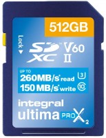 Фото - Карта памяти Integral UltimaPro X2 SDXC UHS-II U3 V60 512 ГБ