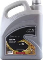 Фото - Моторное масло Toyota Lexus Genuine Motor Oil 5W-40 4L 4 л