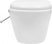 Фото - Унитаз VidaXL Wall Hung Rimless Toilet with Bidet Function 145781 