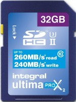 Фото - Карта памяти Integral UltimaPro X2 SD Class 10 UHS-II V90 32 ГБ