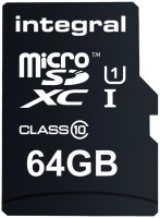 Фото - Карта памяти Integral UltimaPro MicroSD Class 10 UHS-I U1 64 ГБ