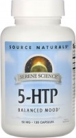 Фото - Аминокислоты Source Naturals 5-HTP 50 mg 120 cap 