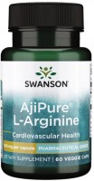 Фото - Аминокислоты Swanson AjiPure L-Arginine 500 mg 60 cap 