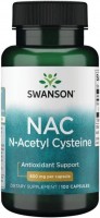 Фото - Аминокислоты Swanson N-Acetyl L-Cysteine 600 mg 60 cap 