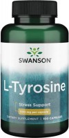 Фото - Аминокислоты Swanson L-Tyrosine 500 mg 100 cap 