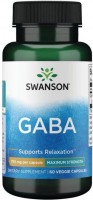 Фото - Аминокислоты Swanson GABA 750 mg 60 cap 