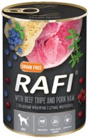 Фото - Корм для собак Rafi Adult Grain Free Beef Tripe/Pork Ham Canned 