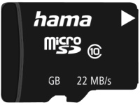 Фото - Карта памяти Hama microSD Class 10 UHS-I 22MB/s + Adapter 32 ГБ