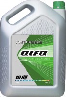 Охлаждающая жидкость Alfa Anti-Freeze Green 10 л