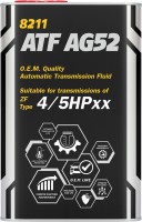 Трансмиссионное масло Mannol ATF AG52 Automatic Special 5 л