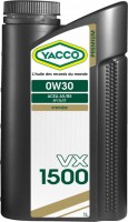 Моторное масло Yacco VX 1500 0W-30 1 л