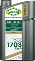 Фото - Моторное масло Yacco VX 1703 FAP 5W-30 2&nbsp;л
