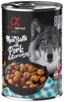 Фото - Корм для собак Alpha Spirit Meat Balls with Pork/Caraway 400 g 