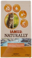 Фото - Корм для кошек IAMS Naturally Adult North Atlantic Salmon/Rice 2.7 kg 