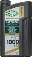 Моторное масло Yacco VX 1000 LE 5W-30 2 л