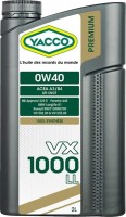 Моторное масло Yacco VX 1000 LL 0W-40 2 л