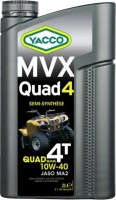 Фото - Моторное масло Yacco MVX Quad 4 10W-40 2L 2 л