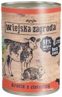 Фото - Корм для кошек Wiejska Zagroda Kitten Canned Rabbit with Veal  400 g