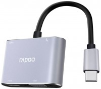 Картридер / USB-хаб Rapoo XD30 