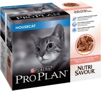 Фото - Корм для кошек Pro Plan Nutri Savour Housecat Salmon in Gravy  10 pcs