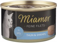 Фото - Корм для кошек Miamor Fine Fillets in Jelly Tuna/Shrimps  12 pcs