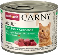 Фото - Корм для кошек Animonda Adult Carny Turkey/Rabbit  0.2 kg 6 pcs