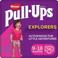 Фото - Подгузники Huggies Pull Ups Explorers Girl 9-18 / 56 pcs 