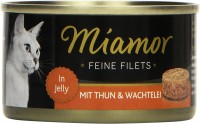 Фото - Корм для кошек Miamor Fine Fillets in Jelly Tuna/Quail Egg  6 pcs