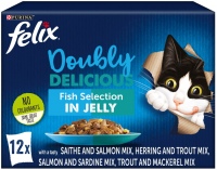 Фото - Корм для кошек Felix Doubly Delicious Fish Selection in Jelly  12 pcs