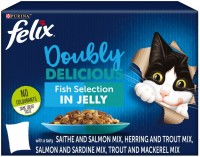 Фото - Корм для кошек Felix Doubly Delicious Fish Selection in Jelly  72 pcs