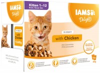 Фото - Корм для кошек IAMS Delights Kitten Chicken in Gravy 12 pcs 