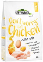 Фото - Корм для кошек Greenwoods Dont Worry Eat Chicken  3 kg