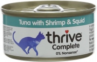 Фото - Корм для кошек THRIVE Complete Tuna with Shrimp/Squid  6 pcs