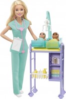 Фото - Кукла Barbie Baby Doctor Playset GKH23 