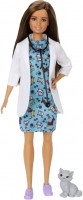 Фото - Кукла Barbie Pet Vet Brunette Doll With Medical GJL63 