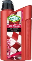 Моторное масло Yacco Galaxie 5W-40 1L 1 л
