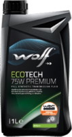 Фото - Трансмиссионное масло WOLF Ecotech 75W Premium 1 л