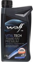 Фото - Трансмиссионное масло WOLF Vitaltech 75W-80 MV Premium 1 л