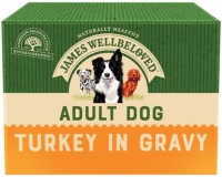 Фото - Корм для собак James Wellbeloved Adult Turkey in Gravy Pouches 80 шт
