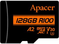 Карта памяти Apacer microSDXC UHS-I U3 V30 A2 128 ГБ