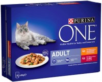 Фото - Корм для кошек Purina ONE Adult Chicken/Beef Pouch  8 pcs